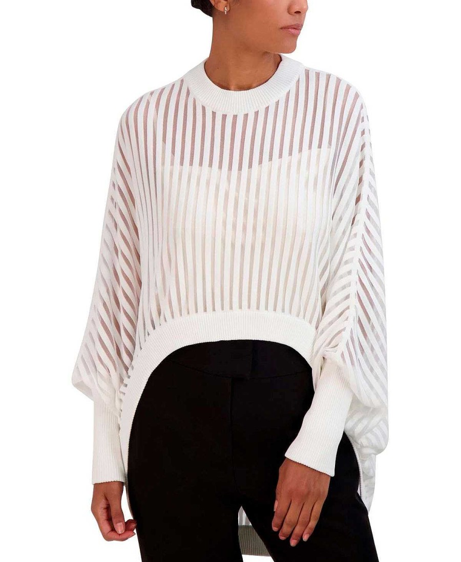 BCBG MAX AZRIA Pullover | Ubergrosser Rayas Terciopelo-Pullover