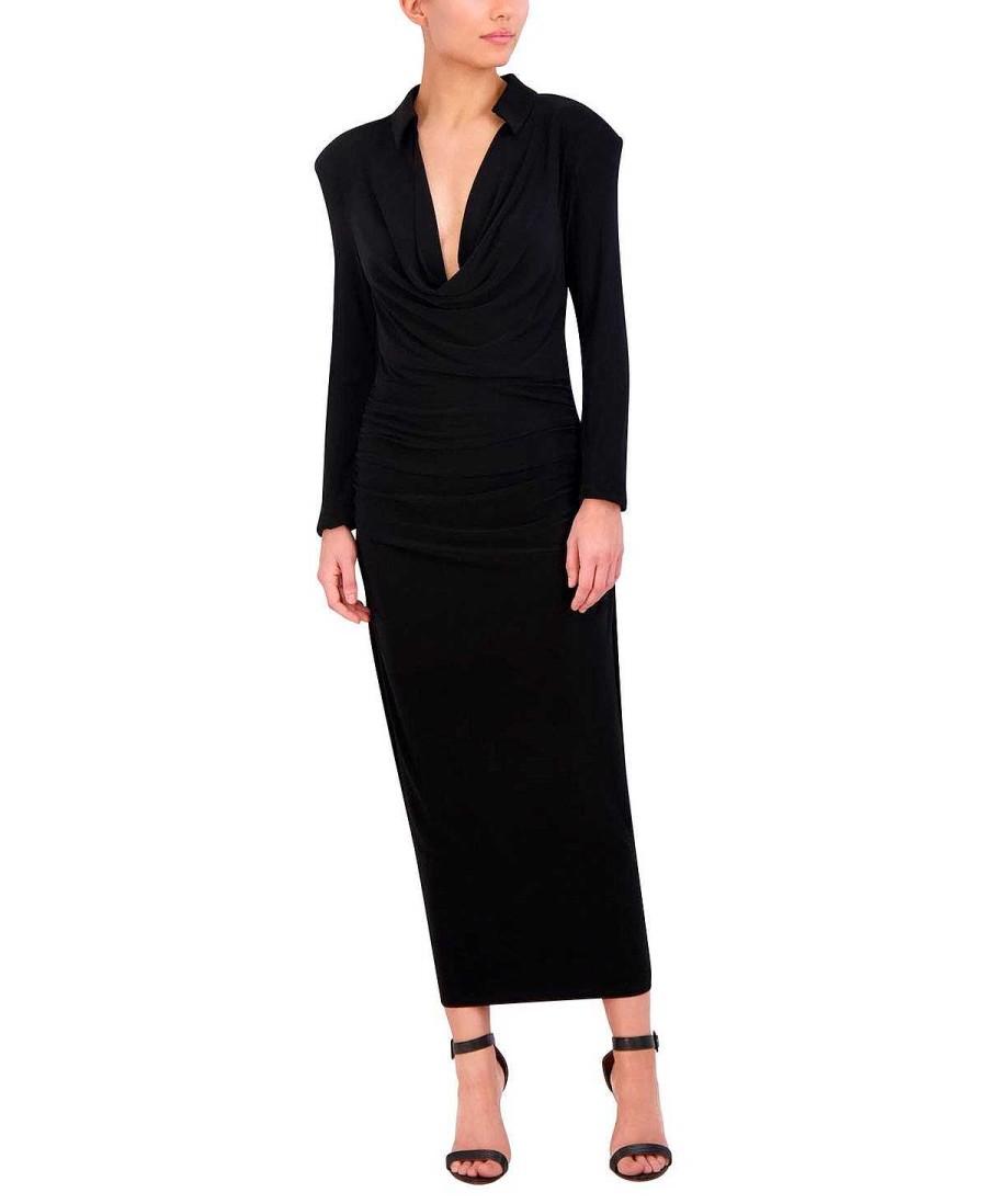 BCBG MAX AZRIA Lassig | Weites Kleid Mit Pliegues