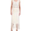 BCBG MAX AZRIA Oberteile | Bluse Ohne Armel Mit Flecos Gehakelt