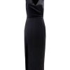 BCBG MAX AZRIA Cocktail | Drapiertes Midikleid Mit Offnung