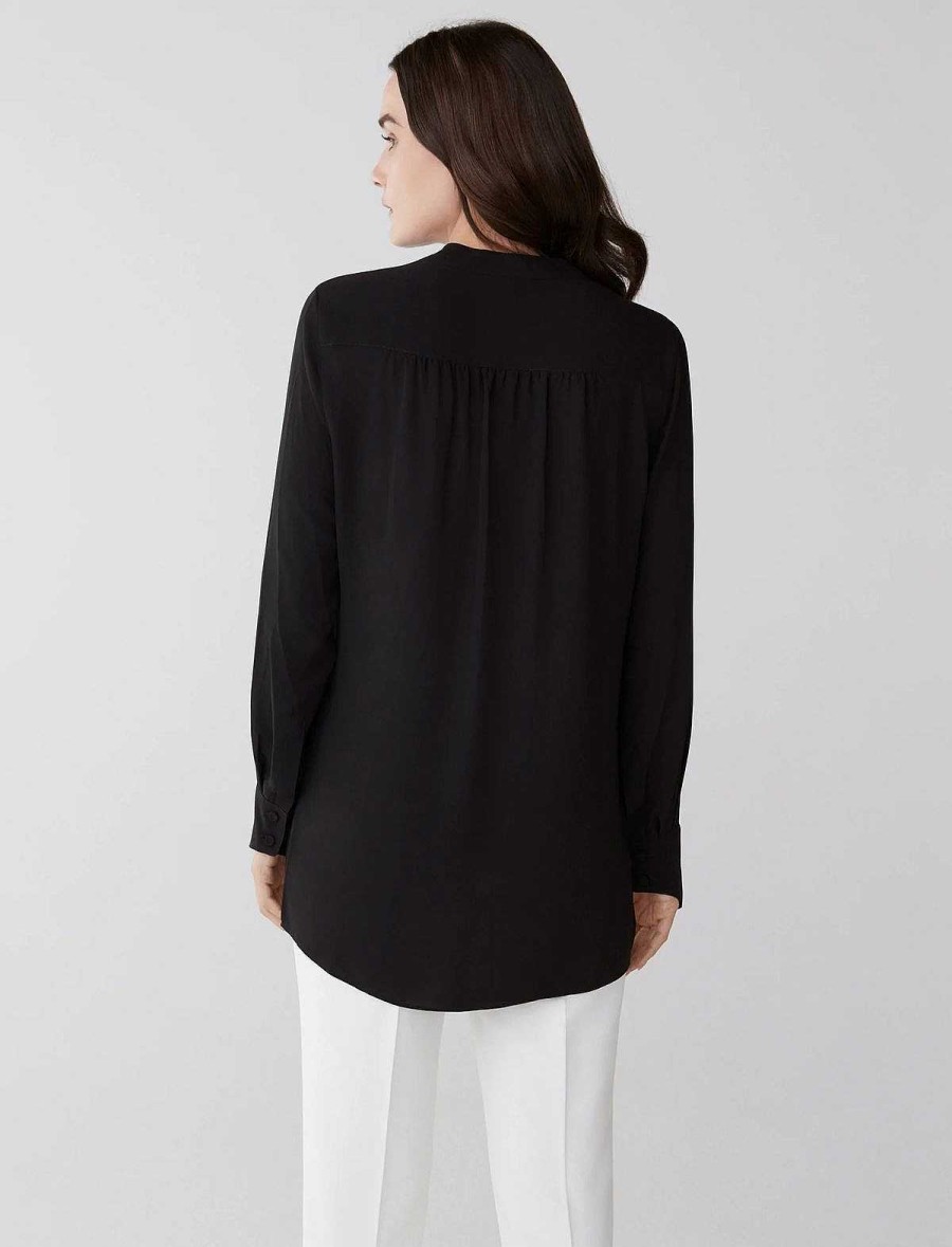 BCBG MAX AZRIA Oberteile | Jaklyn Hoch Und Niedrig Drapierte Bluse