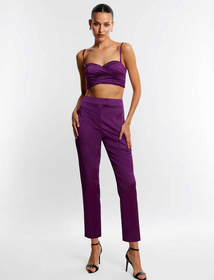 BCBG MAX AZRIA Pantalones | Slim-Fit-Satinhose