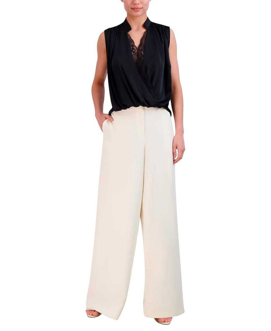 BCBG MAX AZRIA Oberteile | Satina-Bluse Mit Cross-Effekt, Drapiertem Encaje