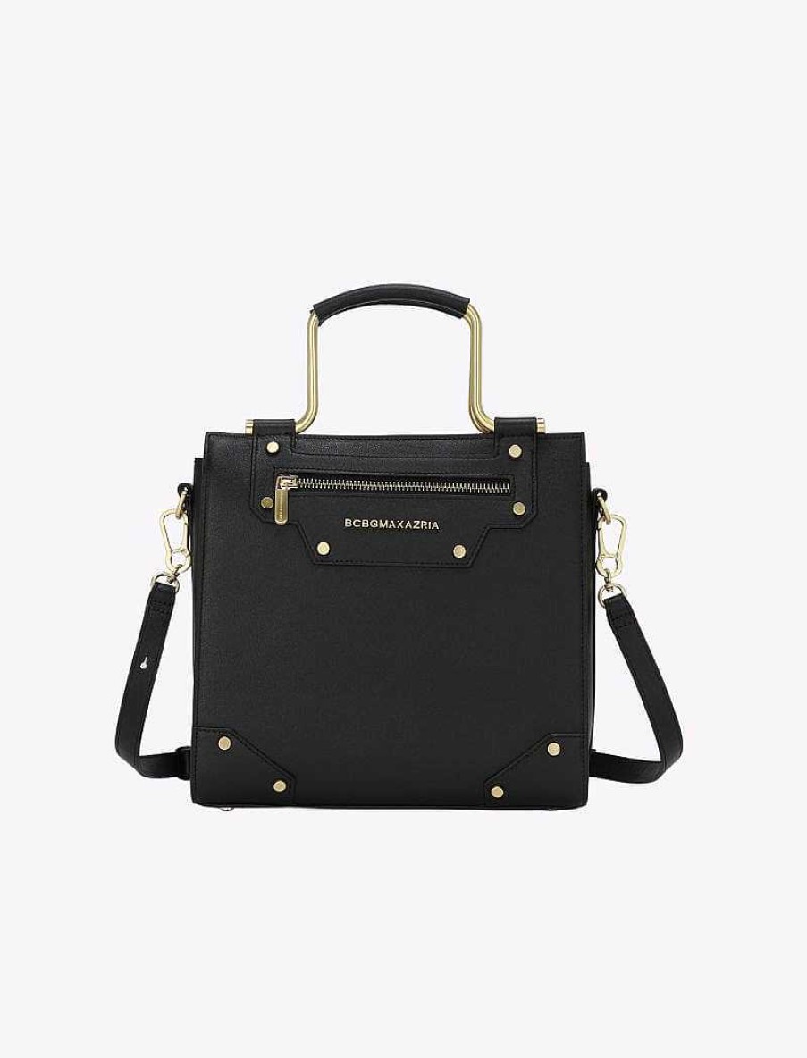 BCBG MAX AZRIA Taschen | Quadratische, Geometrische Satchel-Tasche Mit Cremallera