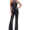 BCBG MAX AZRIA Overall-Strampler | Lentejuela Neckholder-Jumpsuit