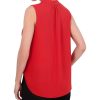 BCBG MAX AZRIA Oberteile | Satina-Bluse Mit Cross-Effekt, Drapiertem Encaje