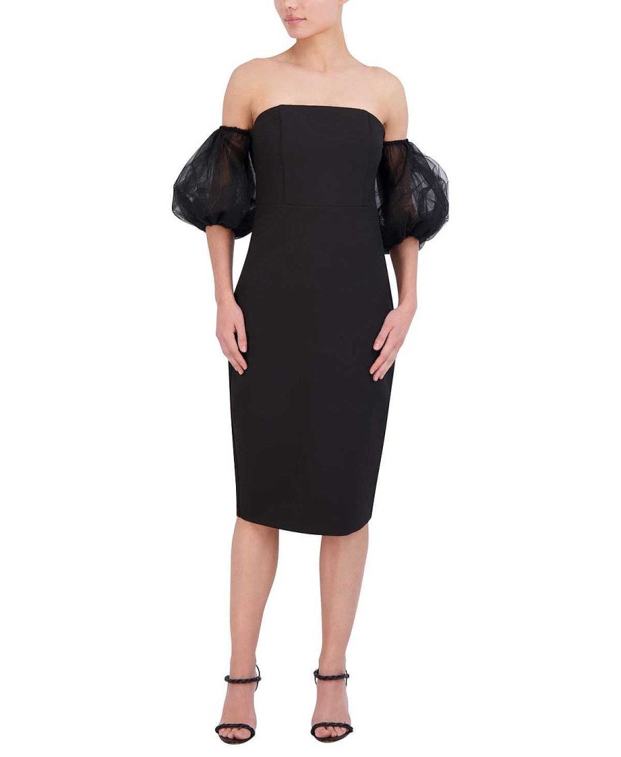 BCBG MAX AZRIA Nacht | Herrenkleid Descubiertos Manga Globo