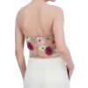 BCBG MAX AZRIA Oberteile | Tul Crop Top Mit Blumenstickereiten Applikationen