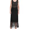 BCBG MAX AZRIA Oberteile | Bluse Ohne Armel Mit Flecos Gehakelt