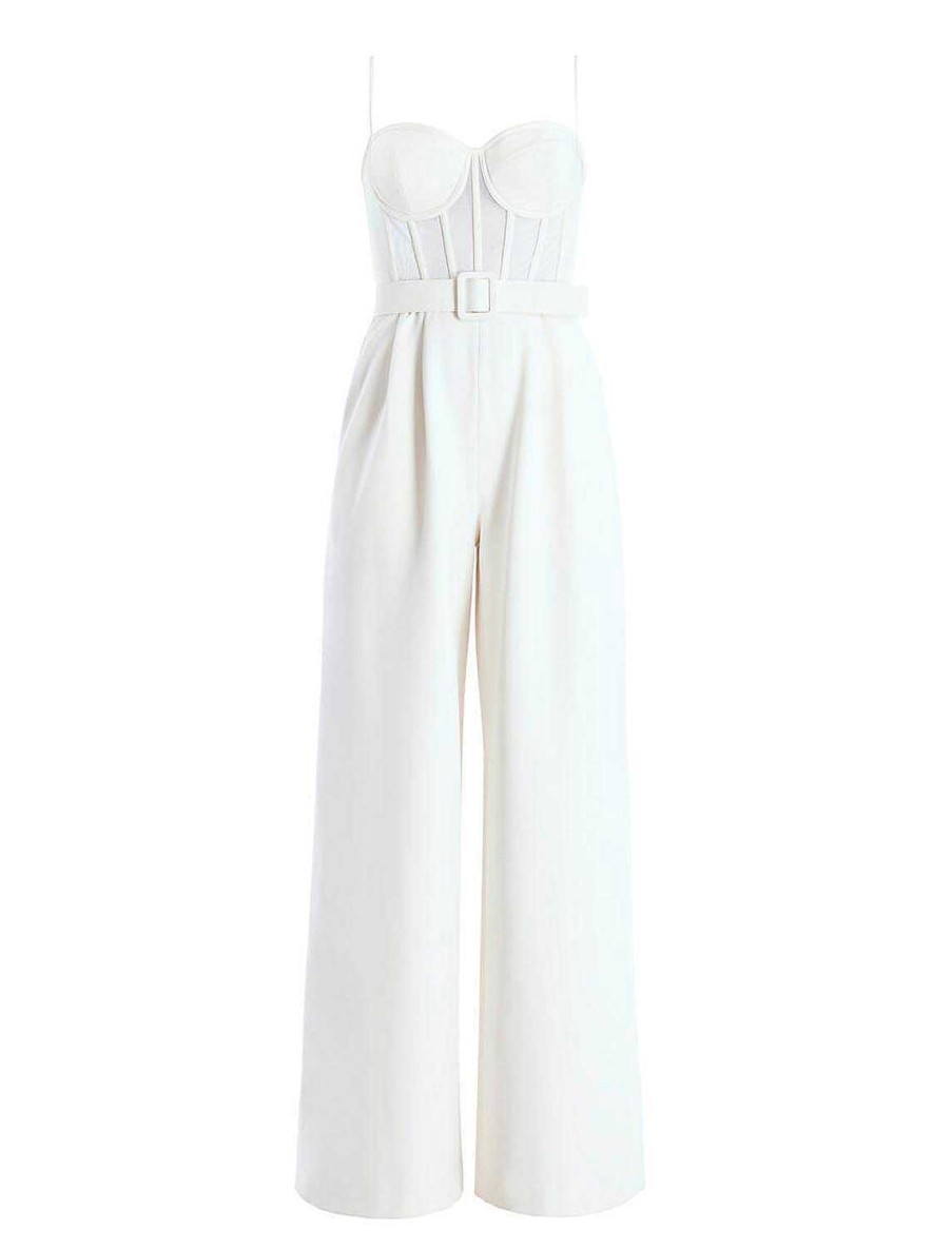 BCBG MAX AZRIA Overall-Strampler | Jumpsuit Bustier Pierna Ancha