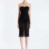 BCBG MAX AZRIA Nacht | Bustierkleid Mit Blumenschnitt