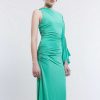 BCBG MAX AZRIA Nacht | Weites Asymmetrisches Kleid Mit Offnung