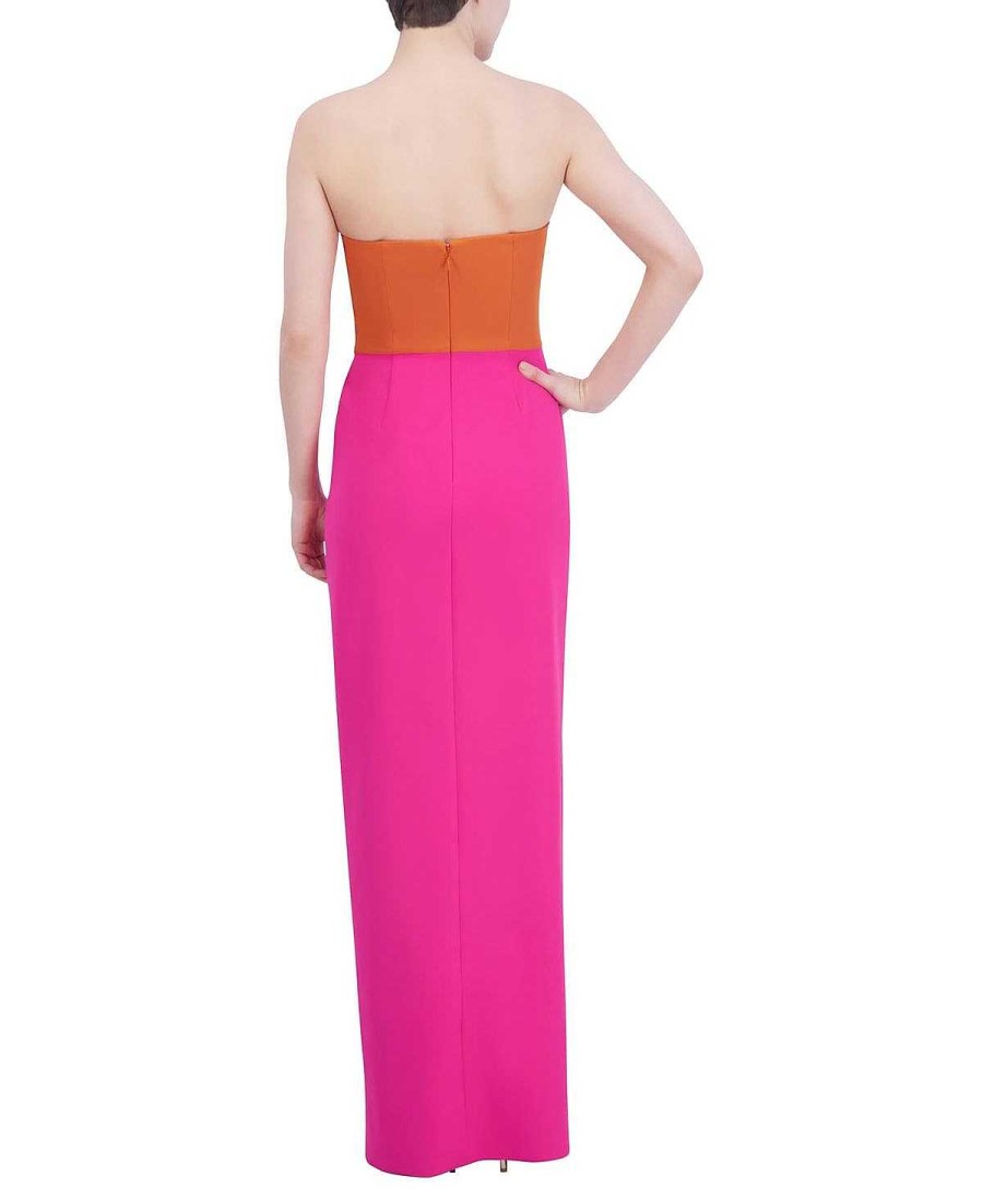 BCBG MAX AZRIA Nacht | Weites Prinzessinnkleid Mit Colorblock-Offnung