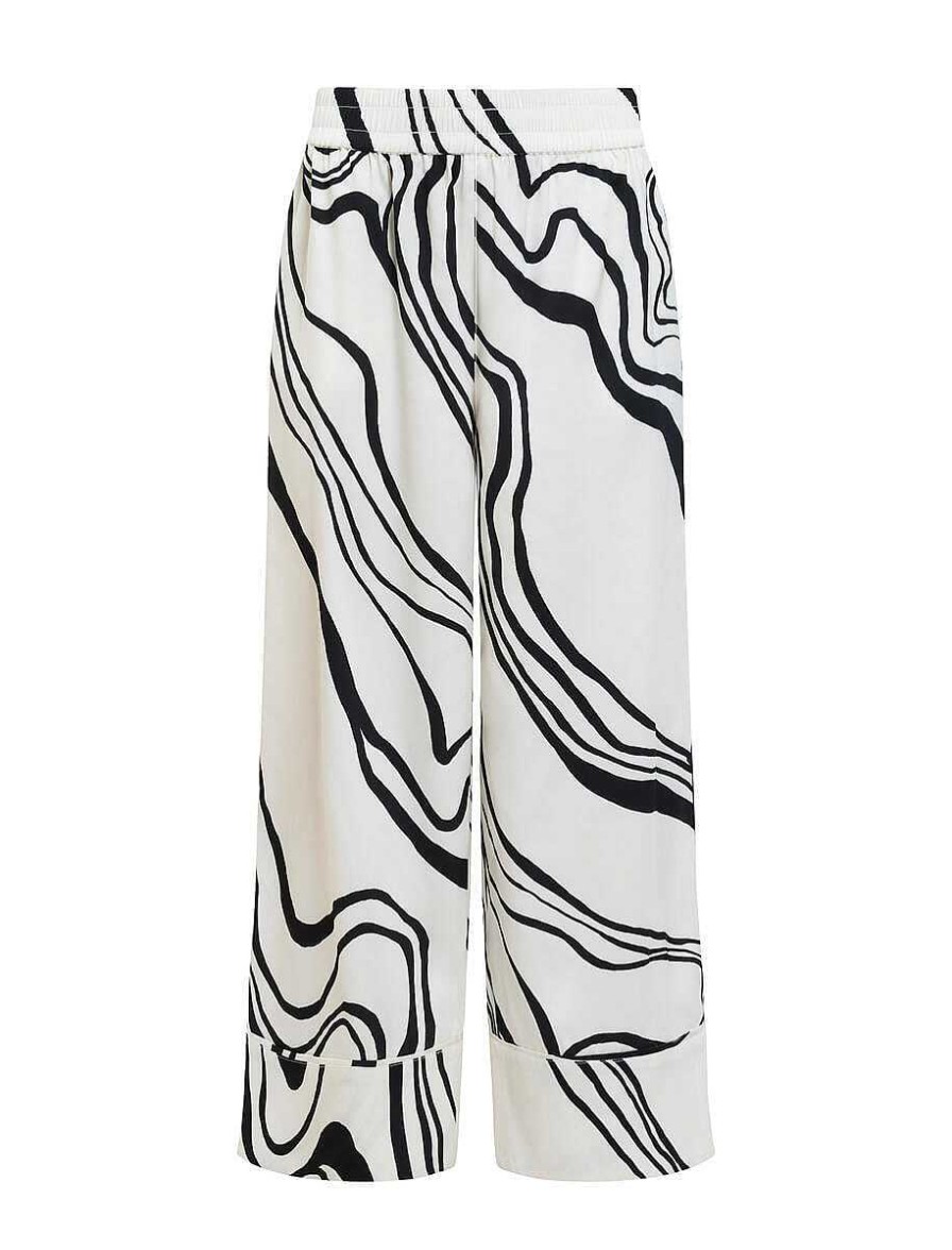 BCBG MAX AZRIA Pantalones | Hose Mit Abstraktem Print