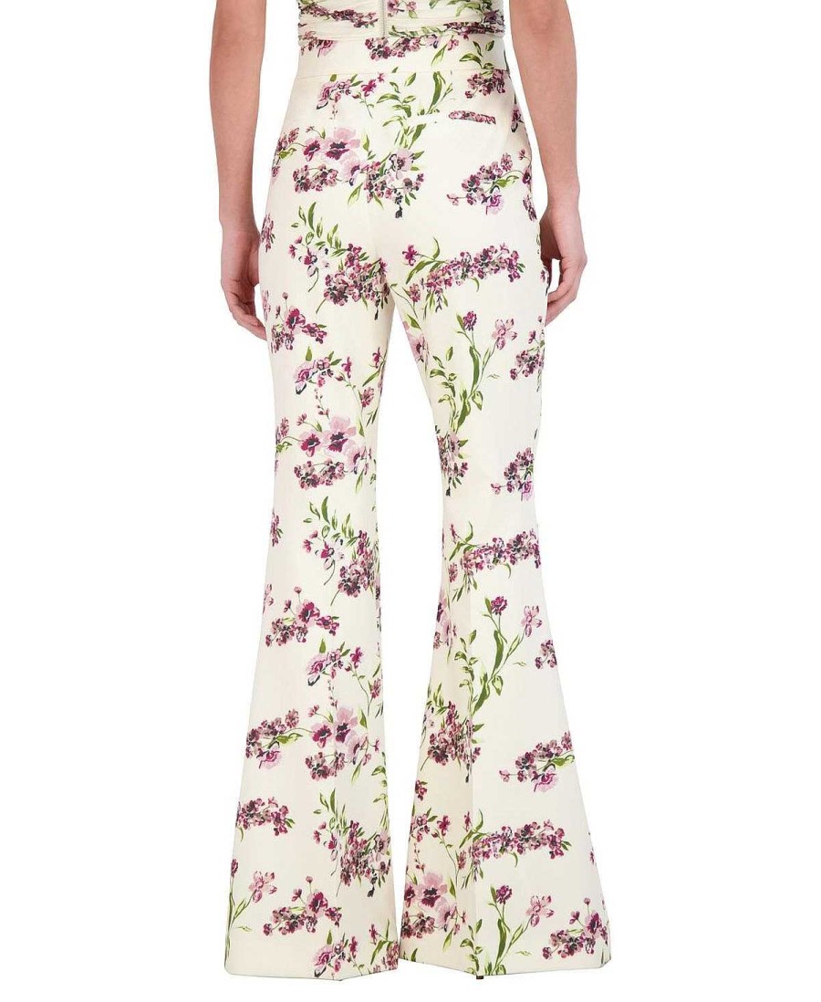 BCBG MAX AZRIA Pantalones | Pierna Ancha Blumenkleid-Hose