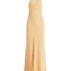 BCBG MAX AZRIA Nacht | Weites Neckholder-Kleid Mit Satin-Spitze