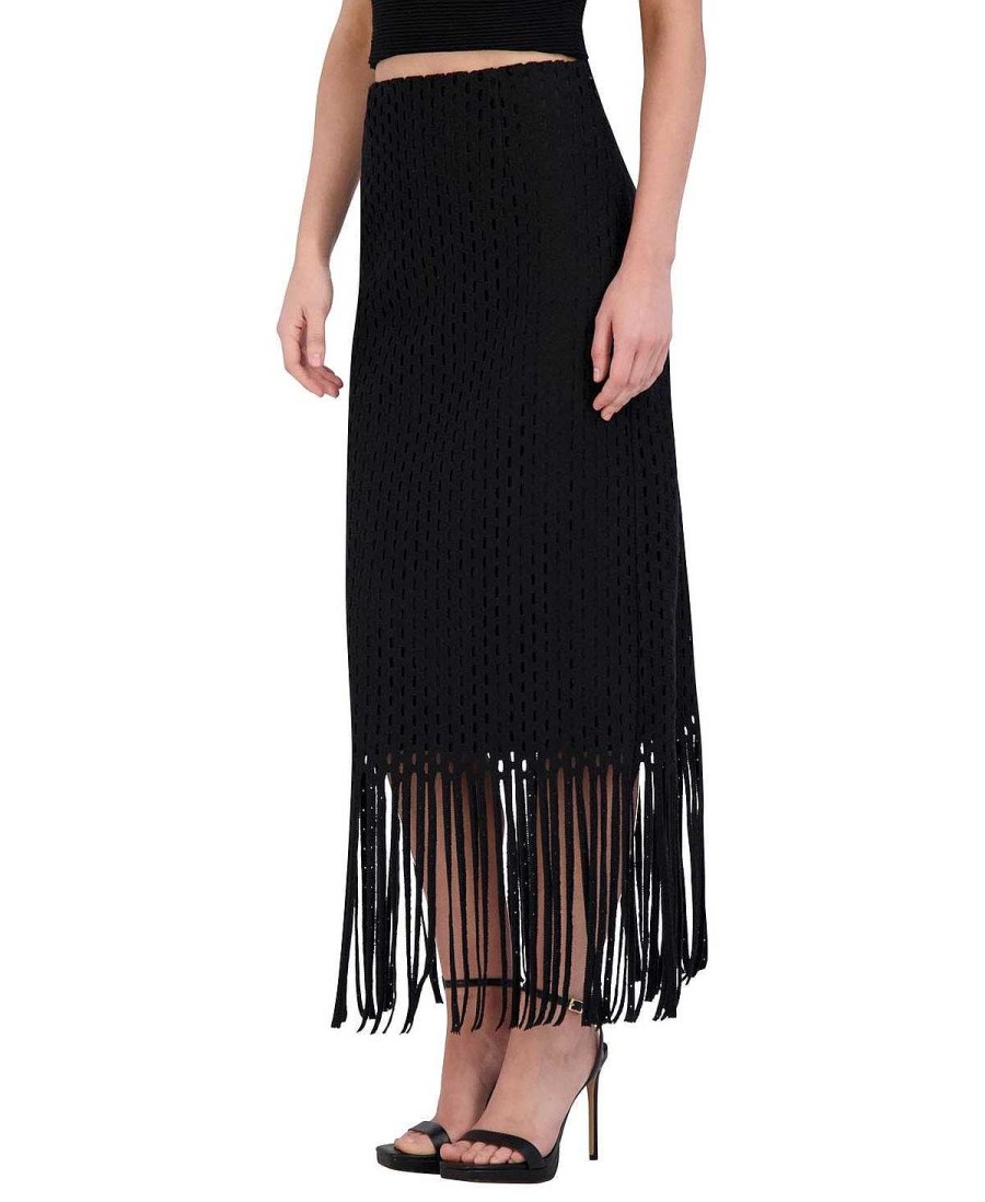 BCBG MAX AZRIA Die Rocke | Midi-Falla Mit Flecken Hakeln