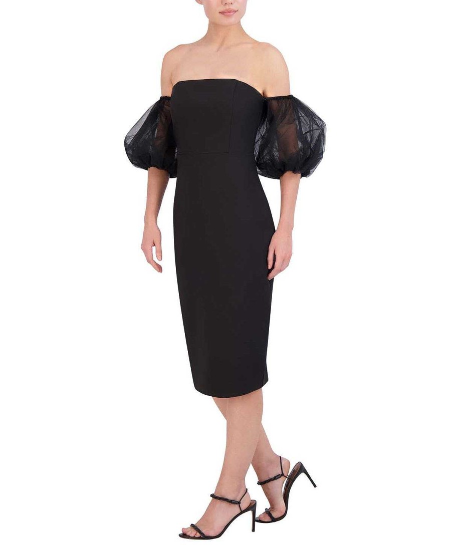 BCBG MAX AZRIA Nacht | Herrenkleid Descubiertos Manga Globo