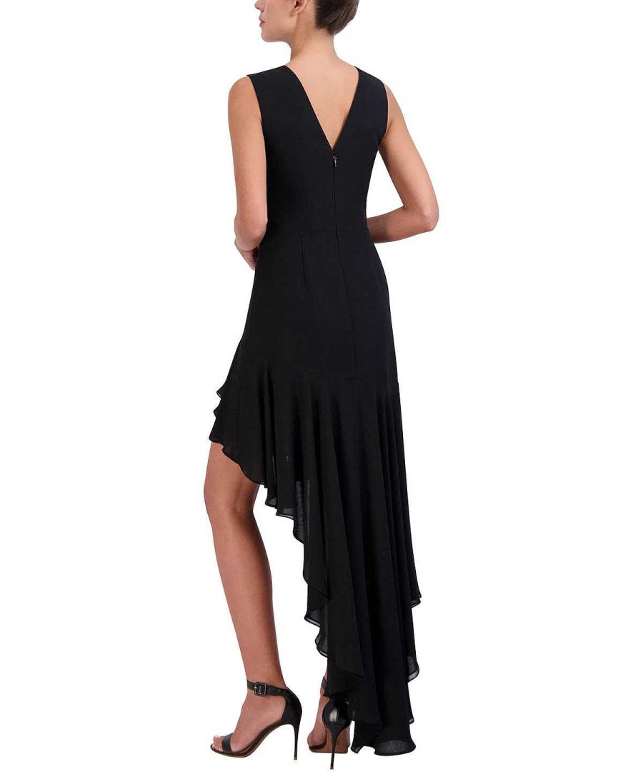 BCBG MAX AZRIA Nacht | Hohes Und Niedriges Kleid Mit Lenkrad.