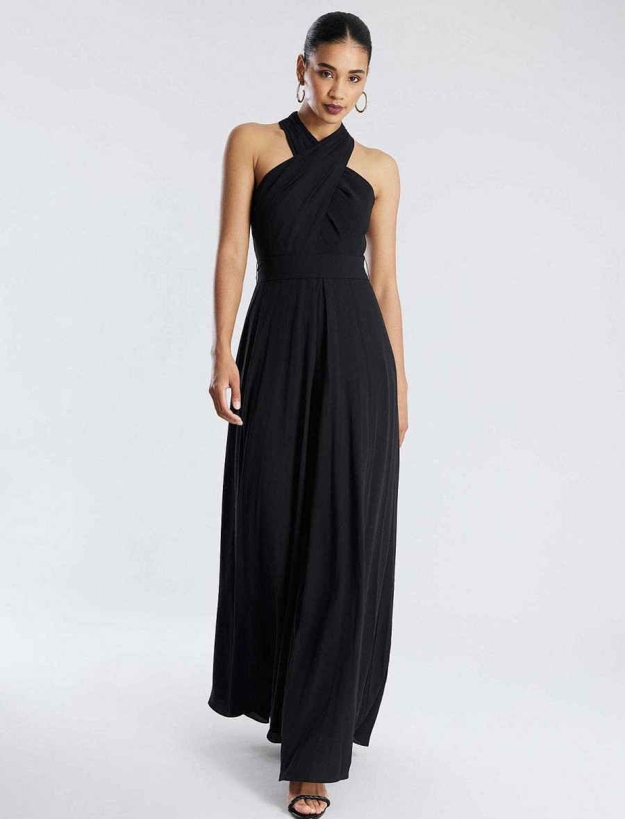 BCBG MAX AZRIA Overall-Strampler | Gekreuzter Halter-Overall Pierna Ancha