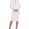 BCBG MAX AZRIA Lassig | Punto-Pulloverkleid Mit Grosen Armeln