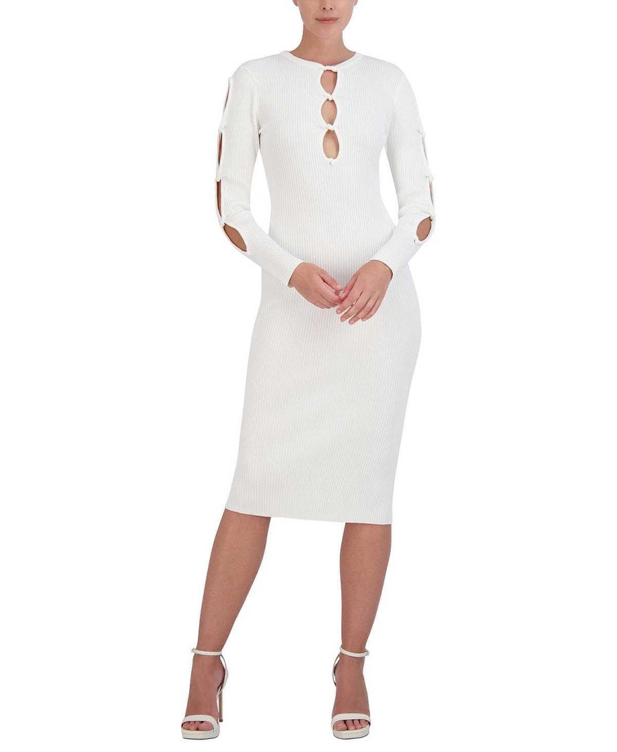 BCBG MAX AZRIA Lassig | Punto-Pulloverkleid Mit Grosen Armeln